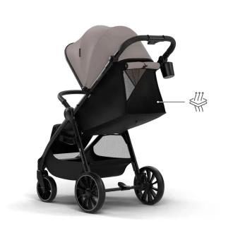 Коляска прогулочная Kinderkraft Grande 2 Beige/Бежевый - Фото 1