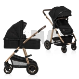 Коляска 2 в 1 Lionelo Amber Black Onyx/Черный
