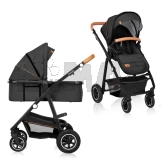 Коляска 2 в 1 Lionelo Amber Grey Graphite/Графитовый