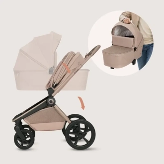 Коляска 3 в 1 Lionelo Freya Beige Sand/Бежевый - Фото 3
