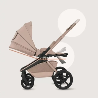 Коляска 3 в 1 Lionelo Freya Beige Sand/Бежевый - Фото 8