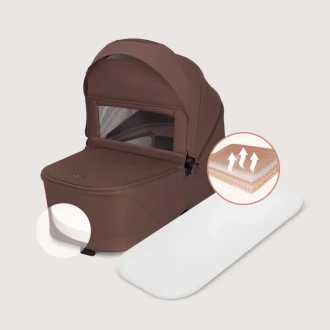 Коляска 3 в 1 Lionelo Freya Brown Chocolate/Коричневый - Фото 4