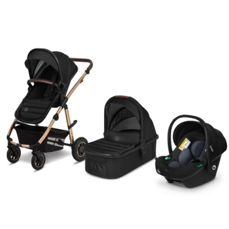 Коляска 3 в 1 Lionelo Amber Black Onyx/Чорний - Фото 4