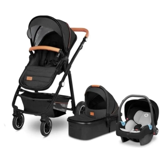 Коляска 3 в 1 Lionelo Amber Grey Graphite/Графітовий - Фото 3