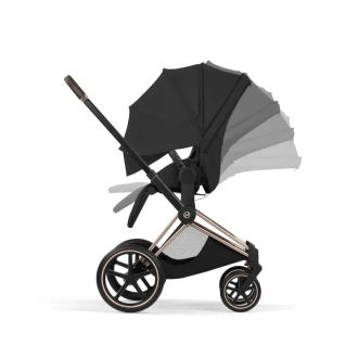 Чохол тканинний для прогулянкового блоку Cybex Priam Style Sepia Black/Чорний - Фото 1