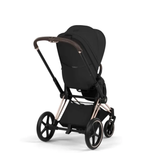 Чохол тканинний для прогулянкового блоку Cybex Priam Style Sepia Black/Чорний - Фото 2
