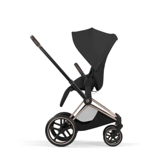 Чохол тканинний для прогулянкового блоку Cybex Priam Style Sepia Black/Чорний - Фото 4
