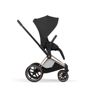 Чохол тканинний для прогулянкового блоку Cybex Priam Style Sepia Black/Чорний - Фото 5