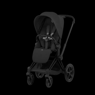 Коляска 2 в 1 Cybex Priam 2 в 1 BLK Sepia Black/Черный - Фото 1