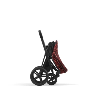 Чехол тканевый для прогулочного блока Cybex Priam by Alec Voelkel Rockstar/Красный - Фото 6