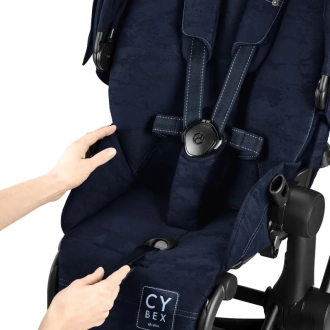 Чехол тканевый для прогулочного блока Cybex Priam Rebellious Luxury/Темно-синий - Фото 3