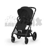 Коляска прогулочная с бампером Cybex Balios S Lux BLK Moon Black/Черный