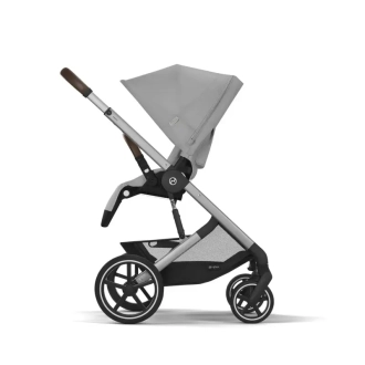 Коляска прогулянкова з бампером Cybex Balios S Lux SLV Stone Grey/Сірий - Фото 3