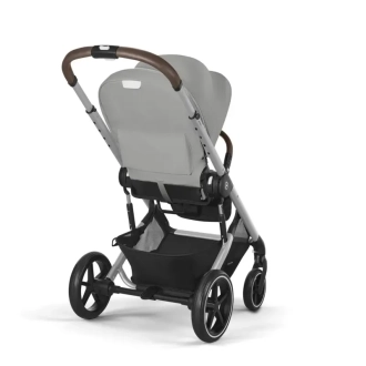 Коляска прогулянкова з бампером Cybex Balios S Lux SLV Stone Grey/Сірий - Фото 4