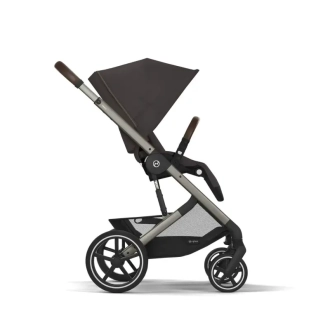 Коляска прогулочная с бампером Cybex Balios S Lux TPE Chocolate Brown/Коричневый - Фото 2