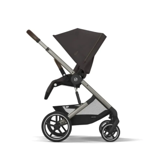 Коляска прогулочная с бампером Cybex Balios S Lux TPE Chocolate Brown/Коричневый - Фото 3
