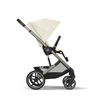 Коляска прогулочная с бампером Cybex Balios S Lux TPE Seashell Beige/Молочный - Фото 2