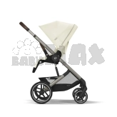 Коляска прогулочная с бампером Cybex Balios S Lux TPE Seashell Beige/Молочный
