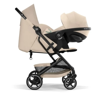 Коляска прогулочная с бампером Cybex Beezy Almond Beige/Бежевый - Фото 2