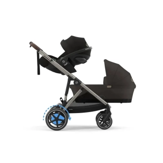 Коляска прогулочная Cybex eGazelle S TPE Chocolate Brown/Коричневый - Фото 3