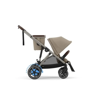Коляска прогулочная Cybex eGazelle S TPE Almond Beige/Бежевый - Фото 2