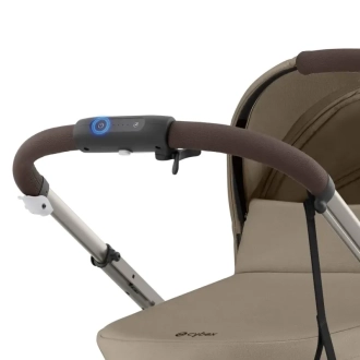 Коляска прогулочная Cybex eGazelle S TPE Almond Beige/Бежевый - Фото 3
