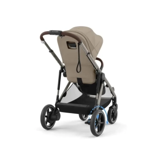 Коляска прогулочная Cybex eGazelle S TPE Almond Beige/Бежевый - Фото 6