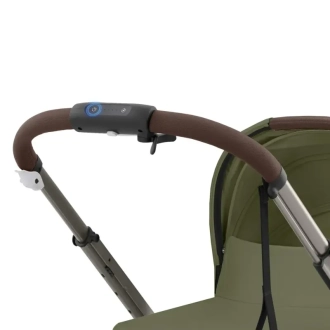 Коляска прогулянкова Cybex eGazelle S TPE Moss Green khaki/Хакі - Фото 3