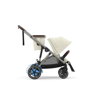 Коляска прогулочная Cybex eGazelle S TPE Seashell Beige/Молочный - Фото 2