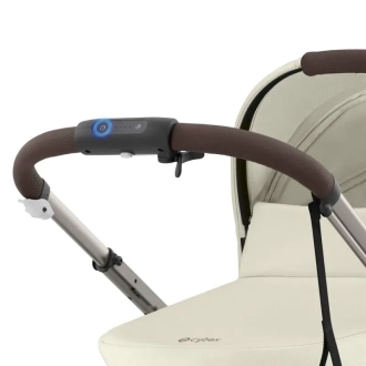Коляска прогулочная Cybex eGazelle S TPE Seashell Beige/Молочный - Фото 3