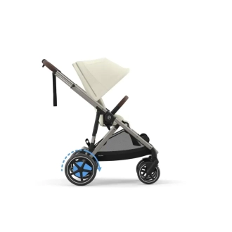 Коляска прогулочная Cybex eGazelle S TPE Seashell Beige/Молочный - Фото 4