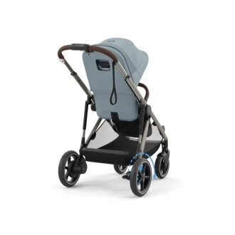 Коляска прогулянкова Cybex eGazelle S TPE Stormy Blue/Блакитний - Фото 5