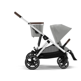 Коляска прогулочная Cybex Gazelle S SLV Stone Grey/Серый - Фото 3