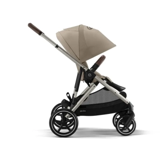 Коляска прогулочная Cybex Gazelle S TPE Almond Beige/Бежевый - Фото 3