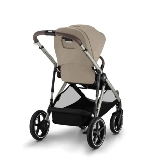 Коляска прогулочная Cybex Gazelle S TPE Almond Beige/Бежевый - Фото 5