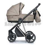 Коляска 2 в 1 Roan Ivi Almond Sugar Alcantara Vintage Collection Бежевый