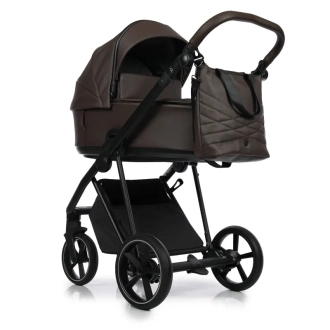 Коляска 2 в 1 Roan Ivi Chocolate ECO 2.0 Коричневый - Фото 2