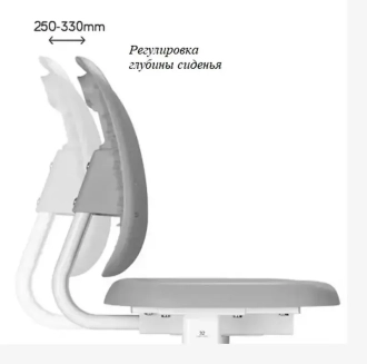Парта детская FunDesk Piccolino III со стулом 66,4×47,4 см Pink/Розовый - Фото 1