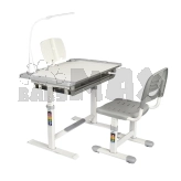 Парта детская FunDesk Littonia со стулом 80×50,5 см Grey/Серый
