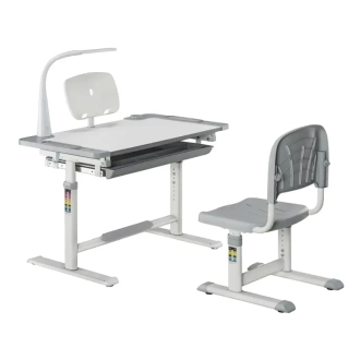 Парта дитяча Cubby Lupin з стільцем 80×50,5 см Grey/Сірий - Фото 4
