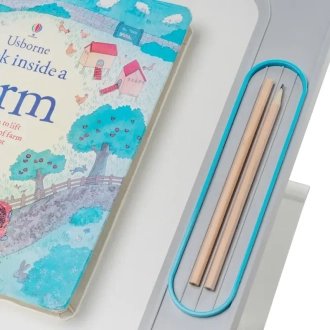 Парта детская Cubby Lupin со стулом 80×50,5 см Blue/Серо-Голубой - Фото 7