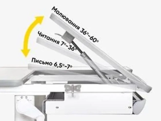 Парта дитяча Mealux Vancouver Multicolor 110×66 см Lite Grey/Сірий - Фото 2