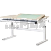 Парта детская Mealux Evo-Kids TH-360 120×60 см Lite Wood Grey/Натуральный/серый