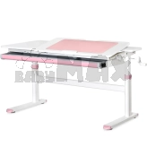 Парта детская Mealux Evo-Kids TH-360 120×60 см Lite White Pink/Бело-розовый