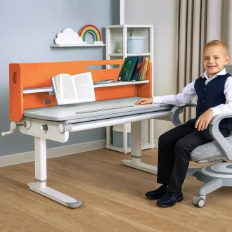 Парта детская Mealux Denver Plus 107×60 см Orange/Оранжевый - Фото 1