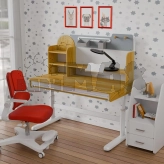 Парта детская Mealux Timberdesk L с полкой 120×60 см Натуральный