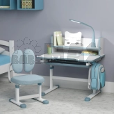 Парта детская Mealux Evo-Kids BD-24 со стулом 79×60 см Blue/Голубой