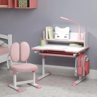 Парта детская Mealux Evo-Kids BD-24 со стулом 79×60 см Pink/Розовый - Фото 2