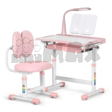 Парта дитяча Mealux Evo-Kids BD-20 з стільцем 70×51 см Pink/Рожевий