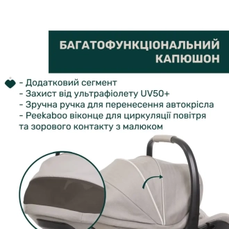 Автокрісло 40–87 см Chicco First-Seat Recline i-Size Como Lake 06/Бежевий - Фото 3